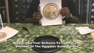 Make An Ancient Egyptian Sundial And Wall Clock [upl. by Nerra]