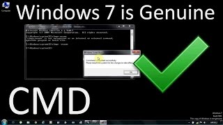 Easy Fix  How to make Windows 7 Genuine  How to make windows 7 activated [upl. by Lacagnia847]