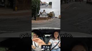 😰BACK TYRE driving lesson learn howto drive car london road [upl. by Tombaugh]