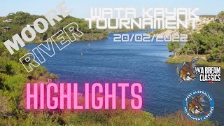 Western Australian Tournament Anglers Moore River Kayak fishing Highlights 20022022 [upl. by Enowtna]