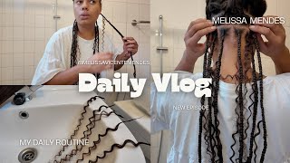 Melissa Mendes  daily vlog 43  Griep amp Project mijn eigen haar vlechten [upl. by Adnamaa]