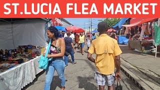 STLUCIA FLEA MARKET 2O23  Jeremie Street  Castries [upl. by Mae]