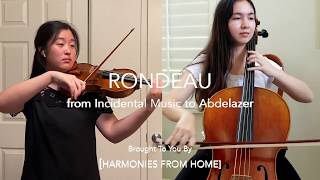 Rondeau  Violin and Cello Duet Harmonies from Home [upl. by Enylekcaj]