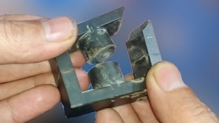 pulse transformer construction ferrite core how to open [upl. by Adelle]