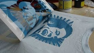 Stencil per decorare le magliette [upl. by Refotsirc]