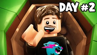 I Spent 50 Hours Buried Alive Lego MrBeast [upl. by Lindahl]