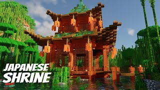 Minecraft How to Build a Japanese Shrine [upl. by Nettle]