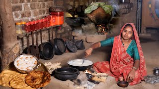 Gujarat Village Traditional Cooking  Sweet Potato Recipe  Village Kitchen Routine [upl. by Basil]