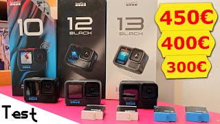 Quelle GoPro choisir  Hero Black 10 vs 12 vs 13 [upl. by Adiell]