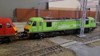 0Z90  DB90s  90035 and 90040 return from the Paintshop rainbowrailways railtec repaint [upl. by Ecam425]