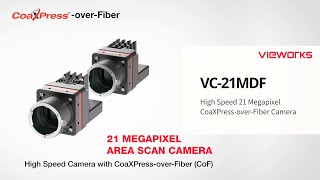 Vieworks VC21MDF Introduction  High Speed 21 Megapixel CoaXPressoverFiber Camera [upl. by Nnyltiac]