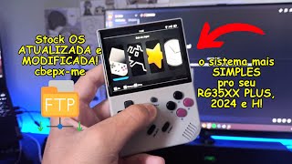 O sistema mais SIMPLES pra você jogar no seu RG35XX PLUS 2024 ou H Stock OS Modificada [upl. by Ativahs]