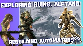 Skyrim Alftand Exploration First Time Rebuilding Automatons Part 1 [upl. by Asiela905]