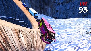 Trying Hard VOLVO extreme bus driving in Worlds Most Dangerous Road 093 shortslive ets2 [upl. by Teemus]