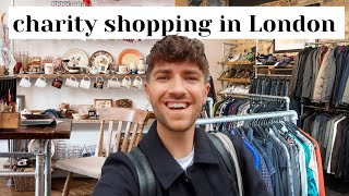 COME CHARITY SHOPPING WITH ME  VISITING 5 FANCY LONDON CHARITY SHOPS [upl. by Adriene295]