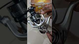 LUCANA KOMODO K5000 SERIES SPINNING REEL  Warangalfishingtackles lucana spinningreels shorts [upl. by Anerres]