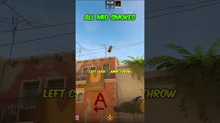 ALL SMOKES YOU NEED TO KNOW shorts cs2 [upl. by Xela396]