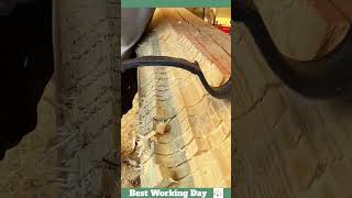 Best working day 1676 Wood planing process [upl. by Feodora]