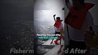 Fisherman rescued after their boat capsized bodycam rescue fisherman entertainment shorts [upl. by Dillon]