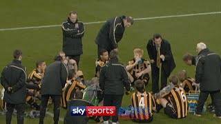 Phil Brown tells off Hull players at halftime [upl. by Dnomsed]