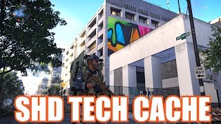 The Division 2 West End  SHD Tech Cache  Mural Building on Foggy Bottom Border [upl. by Tybald]