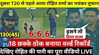 Ind vs Wi 2nd T20 दूसरे T20 से पहले Rohit ने प्रेक्टिस में ठोके ख़तरनाक छक्के Kohli Pant हैरान [upl. by Onifur]