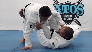 De la Riva Sweep amp Guard Passing Variations  Andre Galvao [upl. by Ived]