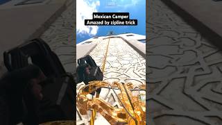 Mexican Camper amazed by zipline trick warzone callofduty codclips crossbowmike [upl. by Ira]