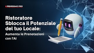 Ristoratore Come Utilizzare lIntelligenza Artificiale nel Tuo Locale [upl. by Ignazio]