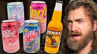 Weird New Soda Flavors Taste Test [upl. by Betz]