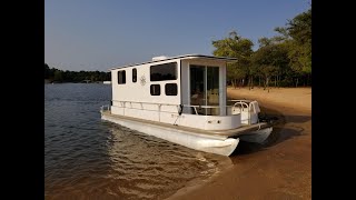 Pontoon Houseboat Build quotShanty Boatquot Episode 2 of 8 [upl. by Aw100]