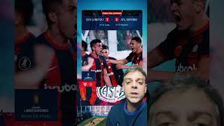 1 a 1 en el Gasómetro 🔴🔵🏆 deporte futbol sanlorenzo libertadores [upl. by Idram]