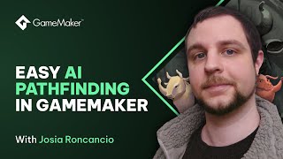 Easy AI Pathfinding  GameMaker Live with Josia Roncancio [upl. by Haskell342]