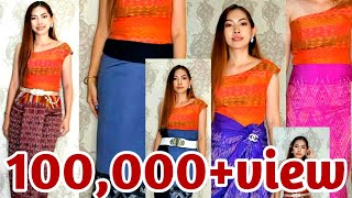 How to WEAR SARONG AS SKIRT ‼ 25 design  Crafts by mo [upl. by Eirolam]