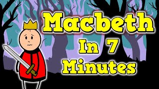 Shakespeare in Seven Minutes Macbeth Summary macbeth shakespeare gcseenglish [upl. by Dumond]