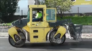 Fast BOMAG road rollers  Schnelle BOMAG Straßenwalzen in Waldenbuch [upl. by Yesac]