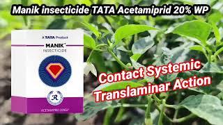 Manik insecticides Acetamiprid 20 SP aphid jassid thrips Whitefly best control [upl. by Joellen313]