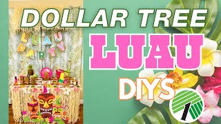 🌺 Luau Dollar Tree DIYS Tropical Summer Party amp Decor [upl. by Anikas351]