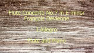 FDevienne Flute Concerto No7 in E Minor Ⅰ Allegro FluteampPiano [upl. by Eciryt584]