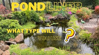 Choosing a pond liner or container [upl. by Mitchael]