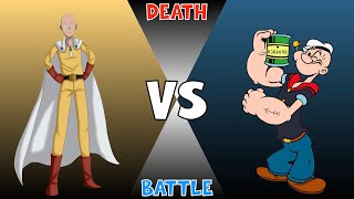 Saitama vs Popeye  Death Battle [upl. by Slinkman315]