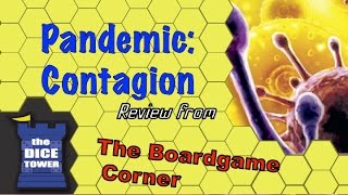 Pandemic Contagion Review  with the Boardgame Corner [upl. by Ahsaeit]