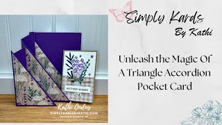 Unleash The Magic Of A Triangle Accordion Pocket Card [upl. by Temme]