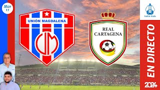 🎙️ ⚽ UNIÓN MAGDALENA VS REAL CARTAGENA En Vivo hoy 🔵🔴 Partido Unión Magdalena Hoy [upl. by Emee]