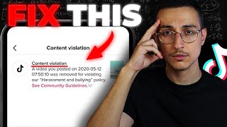 How To FIX amp AVOID TikTok Guidelines Violations in 2023 the only video you need [upl. by Sudaorb]