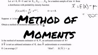 Method of Moments Estimation [upl. by Voltmer611]