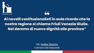 Noi daremo di nuovo dignità alle province [upl. by Frentz]