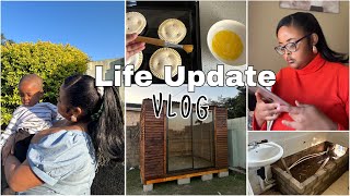 Vlog  Moving back home  NEW START  Wendy house office Renovations being mom amp more [upl. by Atinek]