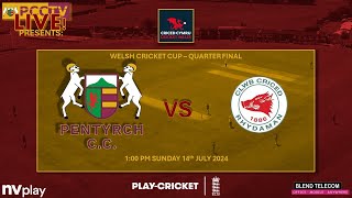 Live Welsh Cup Cricket Pentyrch CC vs Ammanford CC [upl. by Kerekes]