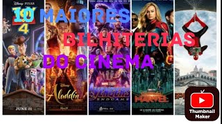 As 10 maiores bilheterias da história do cinema mundial [upl. by Siramad]